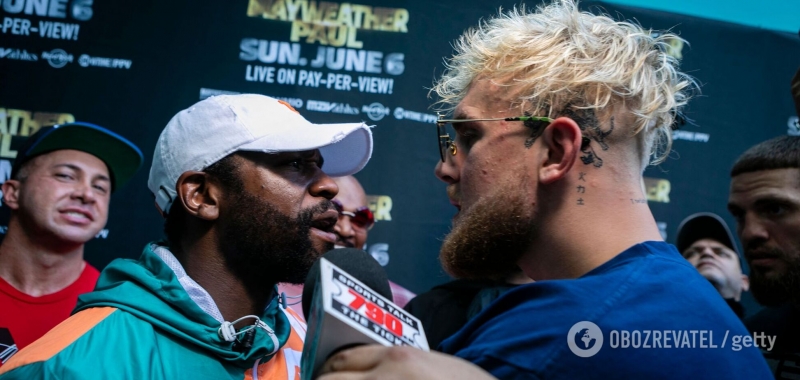 Легендарный Мейвезер подрался с YouTube-блогером на пресс-конференции перед боем